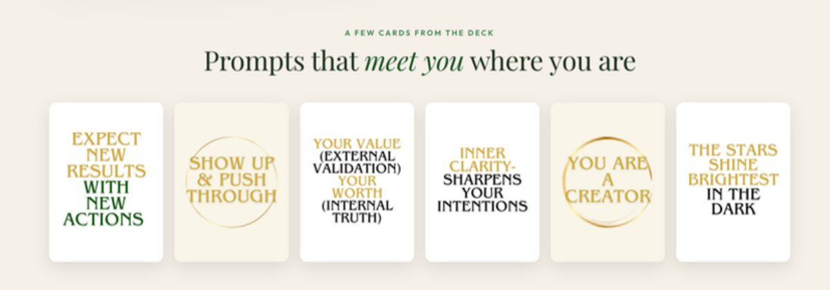 Mindset Card Deck Preview