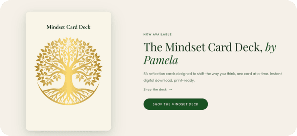 Mindset Deck Cards