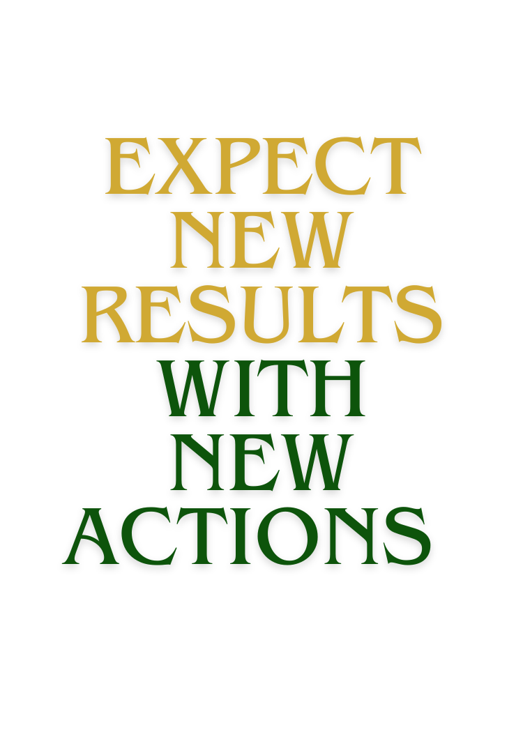 Card: Expect new results with new actions